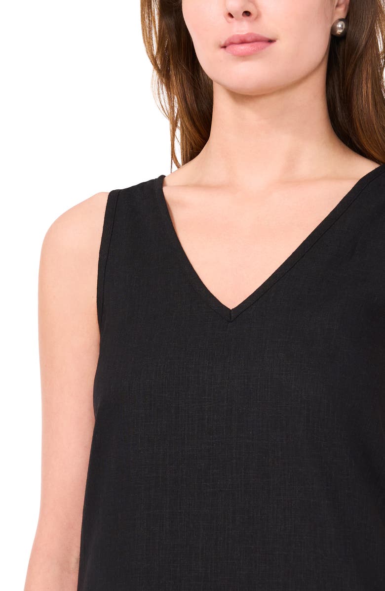 Halogen<sup>®</sup> V-Neck Sleeveless Shift Dress, Alternate, color, 