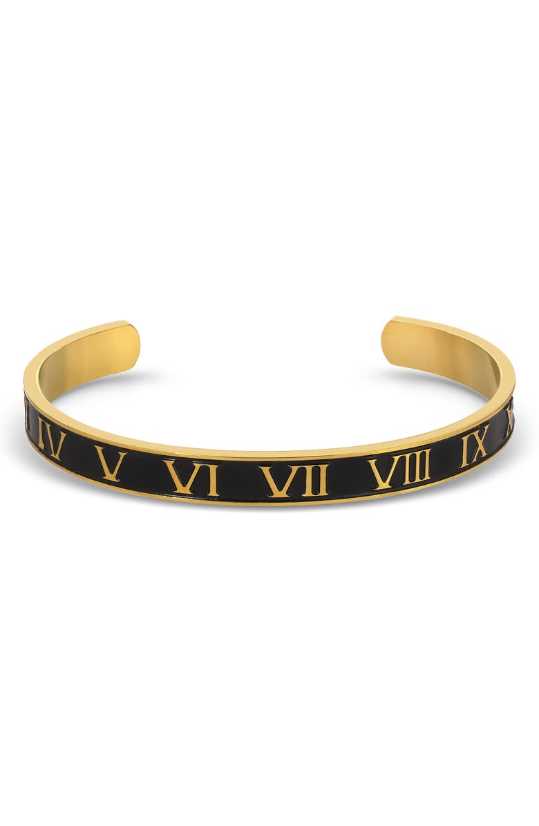 EYE CANDY LOS ANGELES Set Of 3 Vincent Bracelets, Alternate, color, Black