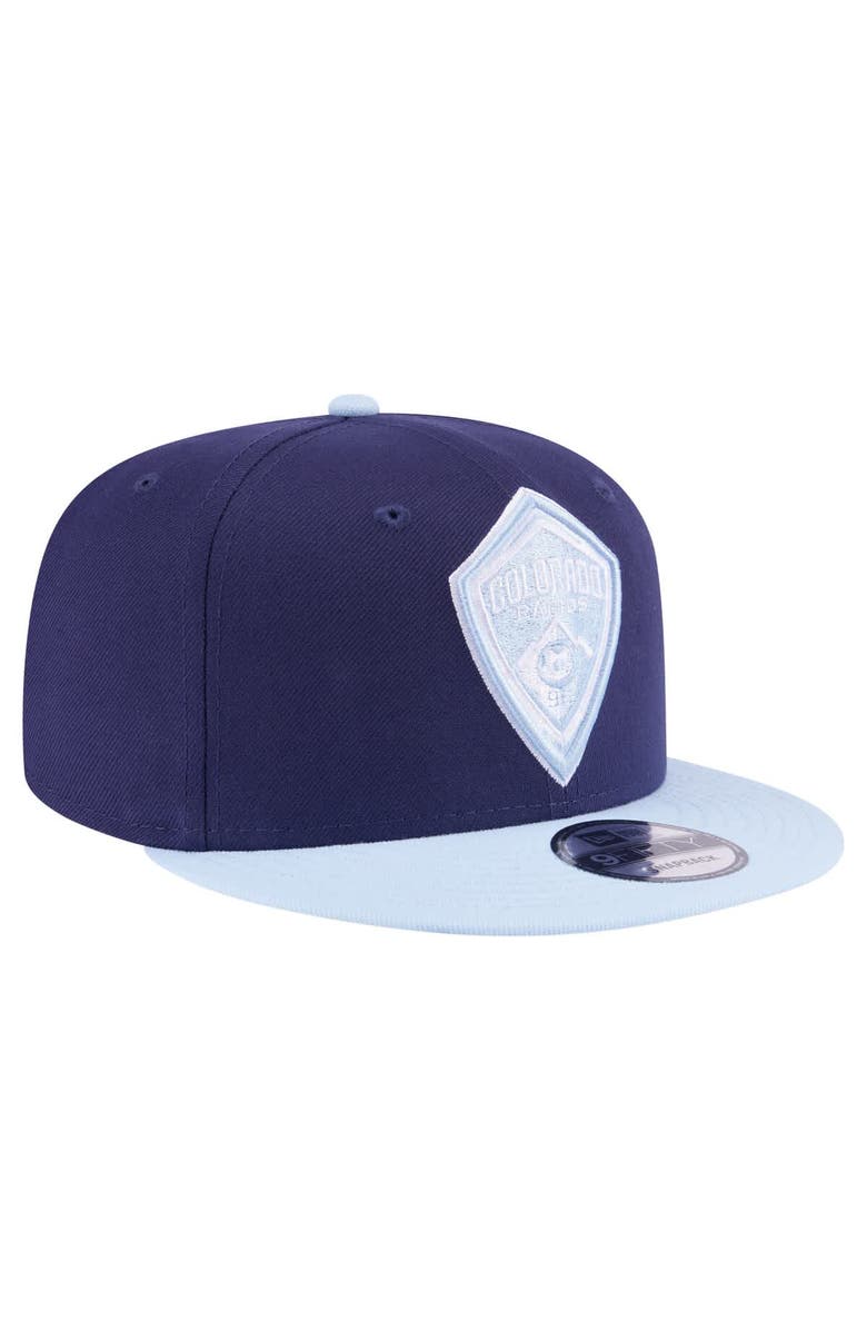 New Era Men's New Era Navy Colorado Rapids Color Pack Two-Tone 9FIFTY Snapback Hat, Alternate, color, Navy