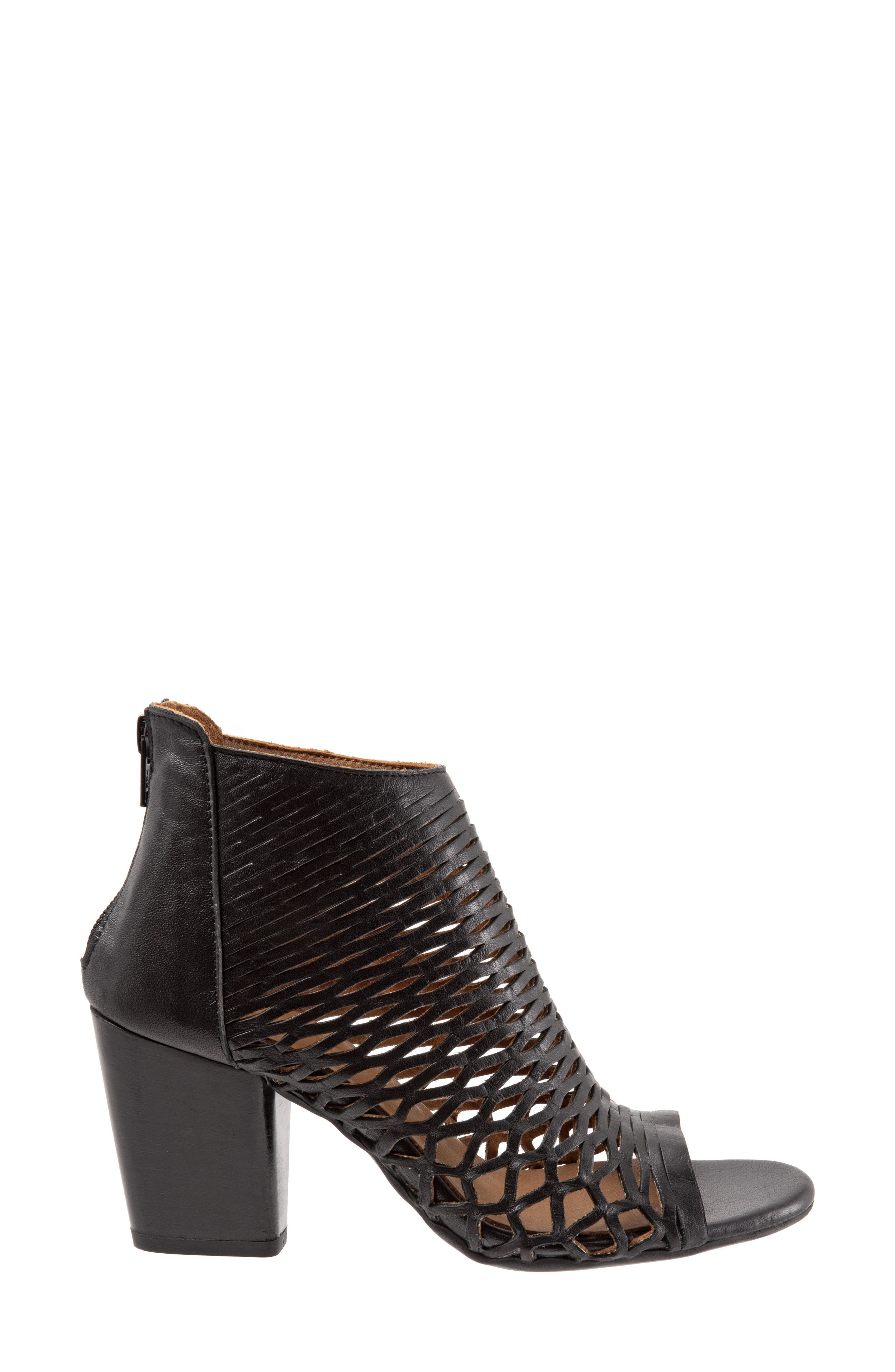 Bueno Zola Cutout Peep Toe Bootie, Alternate, color, 