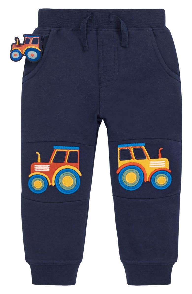 JOJO MAMAN BEBE Tractor Appliqué Sweatshirt & Joggers Set, Alternate, color, 