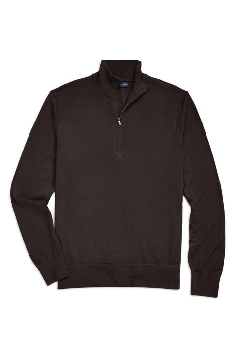Ultimate Merino Wool Quarter-Zip Sweater