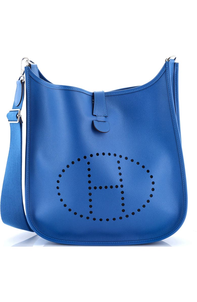 Pre-Owned Hermes Evelyne Bag Gen III Epsom GM, Main, color, Mykonos