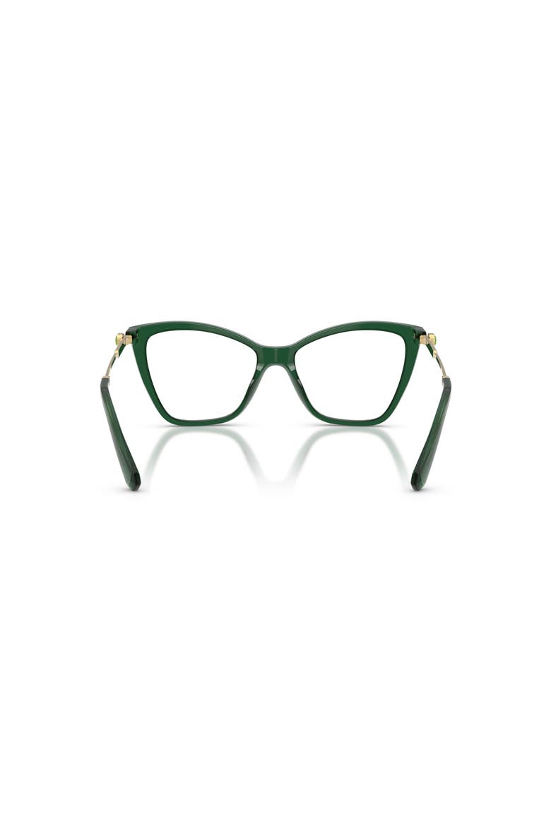 53mm Cat Eye optical glasses, Alternate, color, Green
