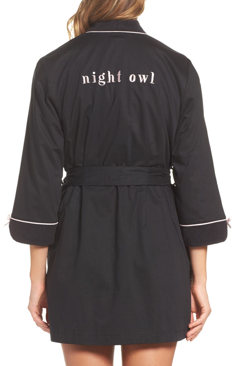 ZDNU KATE SPADE kate spade new york short robe, Alternate, color, 