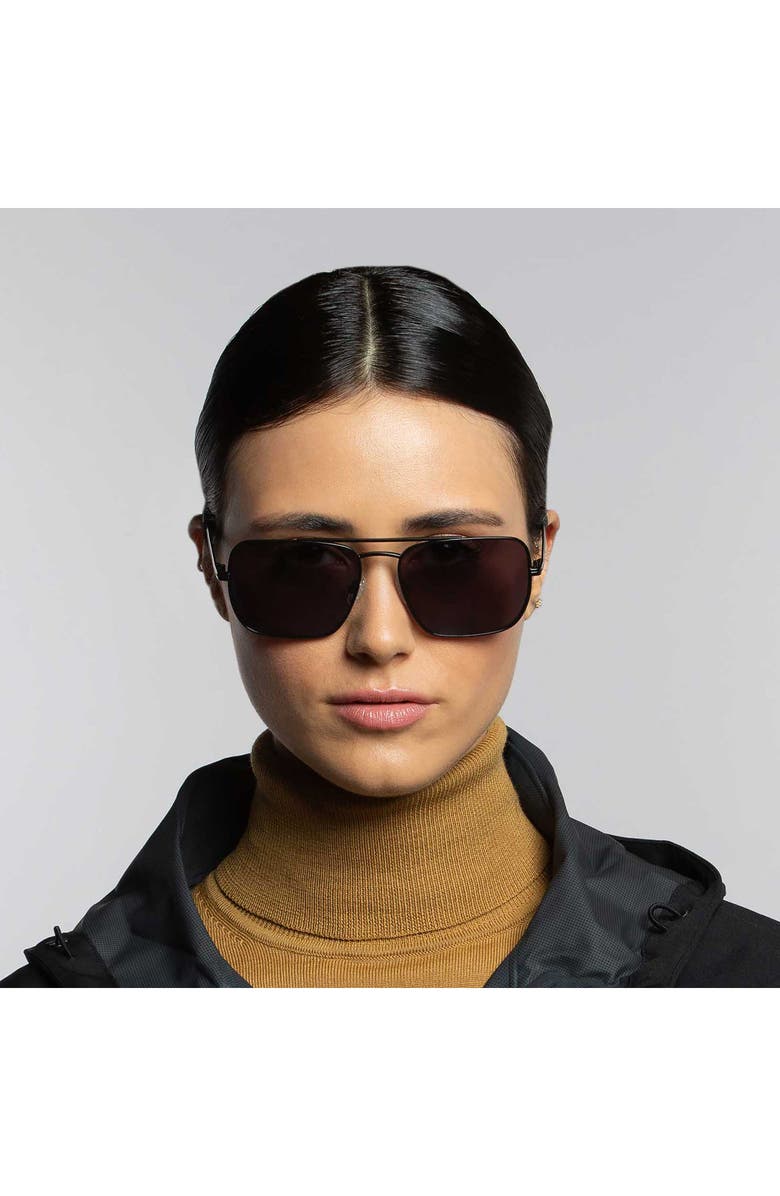 INDESCRATCHABLES Grip 58mm Double Bridge Sunglasses, Alternate, color,