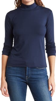 GO COUTURE Spring Turtleneck Long Sleeve Sweater Tee