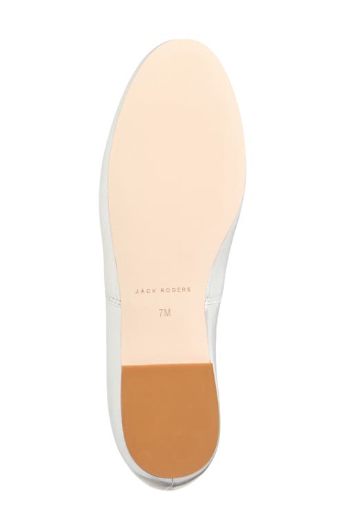 Jack Rogers Bettie Ballet Flat In Silver