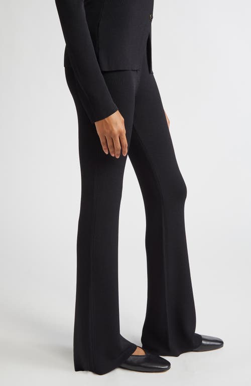 Altuzarra Serge Stretch-wool Bootcut Pants In Black