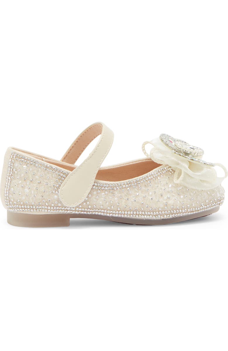 Doe A Dear Kids' Imitation Pearl & Rhinestone Embellished Flat, Alternate, color,