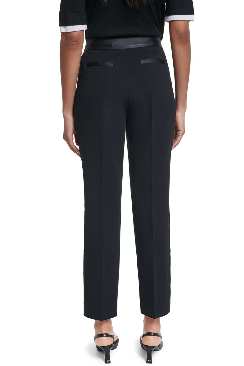Straight Leg Trousers, Alternate, color, BLACK