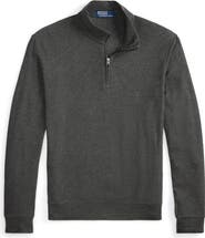 Polo Ralph Lauren Textured Double Knit Quarter Zip Pullover