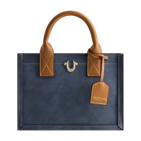 Modern Edge Suede Tote