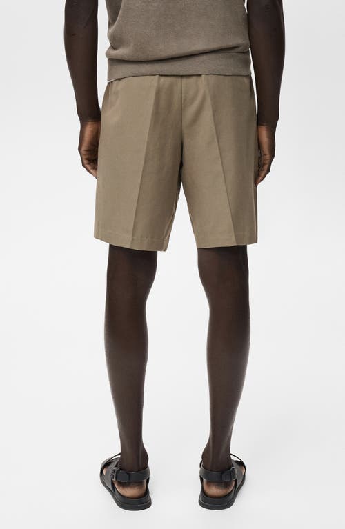 Mango Bermuda Shorts In Brown