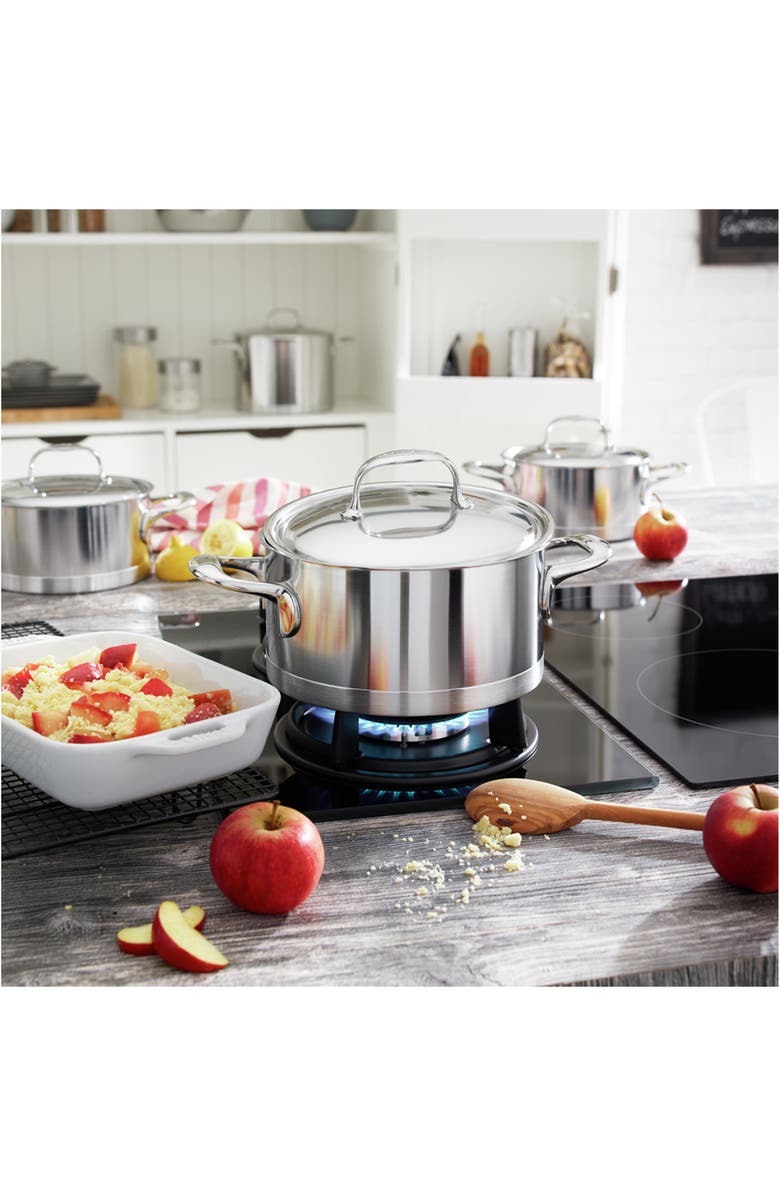 Demeyere Atlantis 5.5-Quart Stainless Steel Dutch Oven, Alternate, color, Stainless Steel