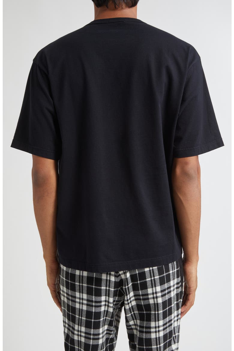 Embroidered Patch T-Shirt, Alternate, color, BLACK