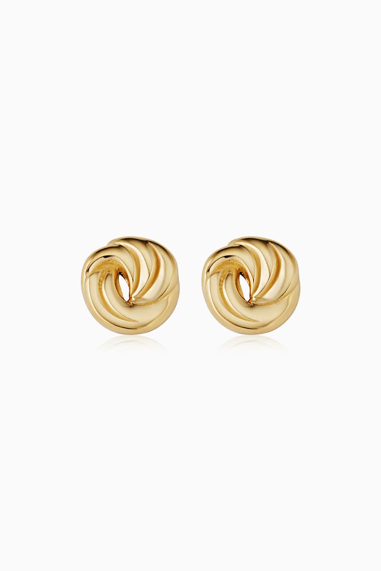 14K Yellow Gold Infinite Love Studs, Main, color, Yellow Gold