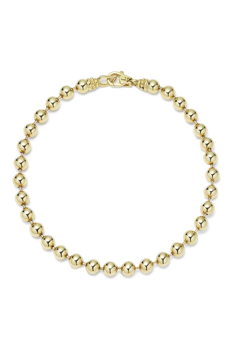Men's 18K Gold Anthem 5mm Ball Chain Bracelet video