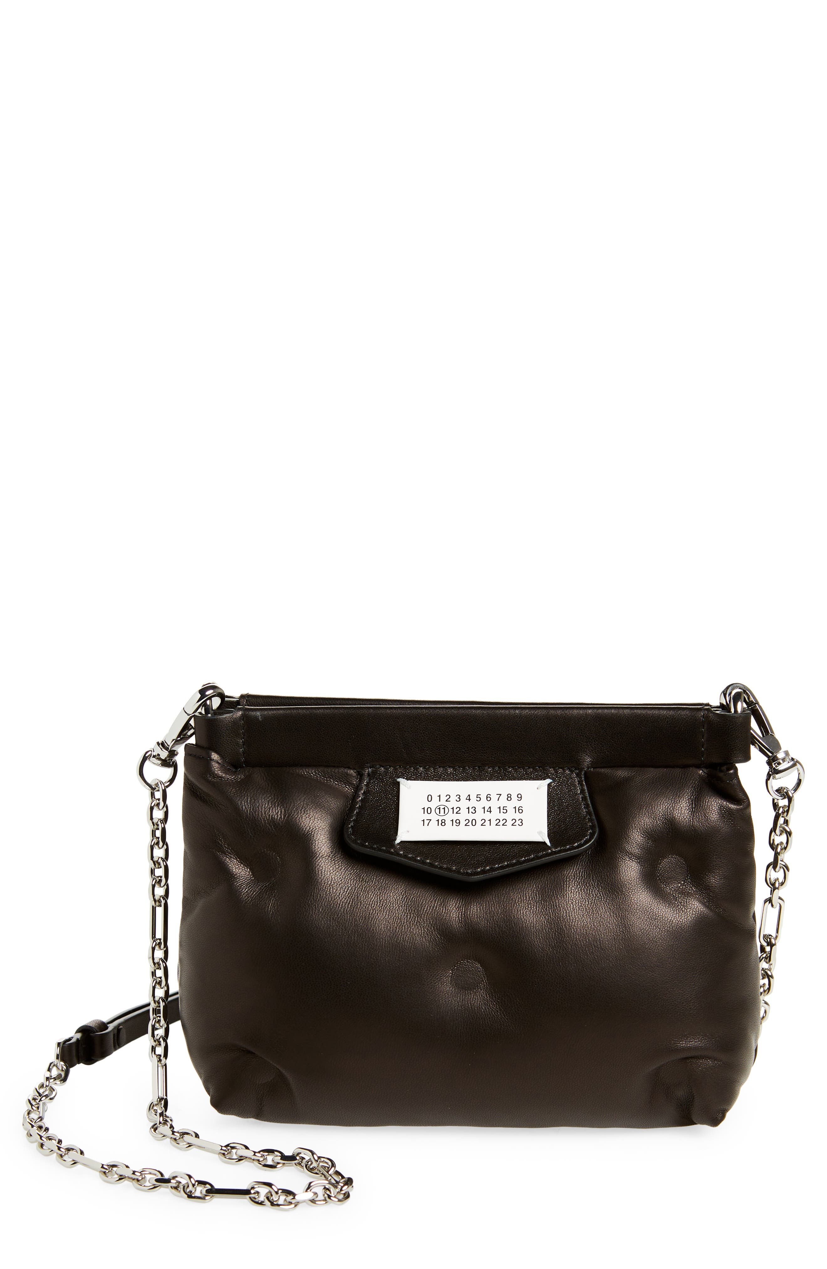 Maison Margiela Mini Glam Slam Red Carpet Leather Bag, Main, color, 