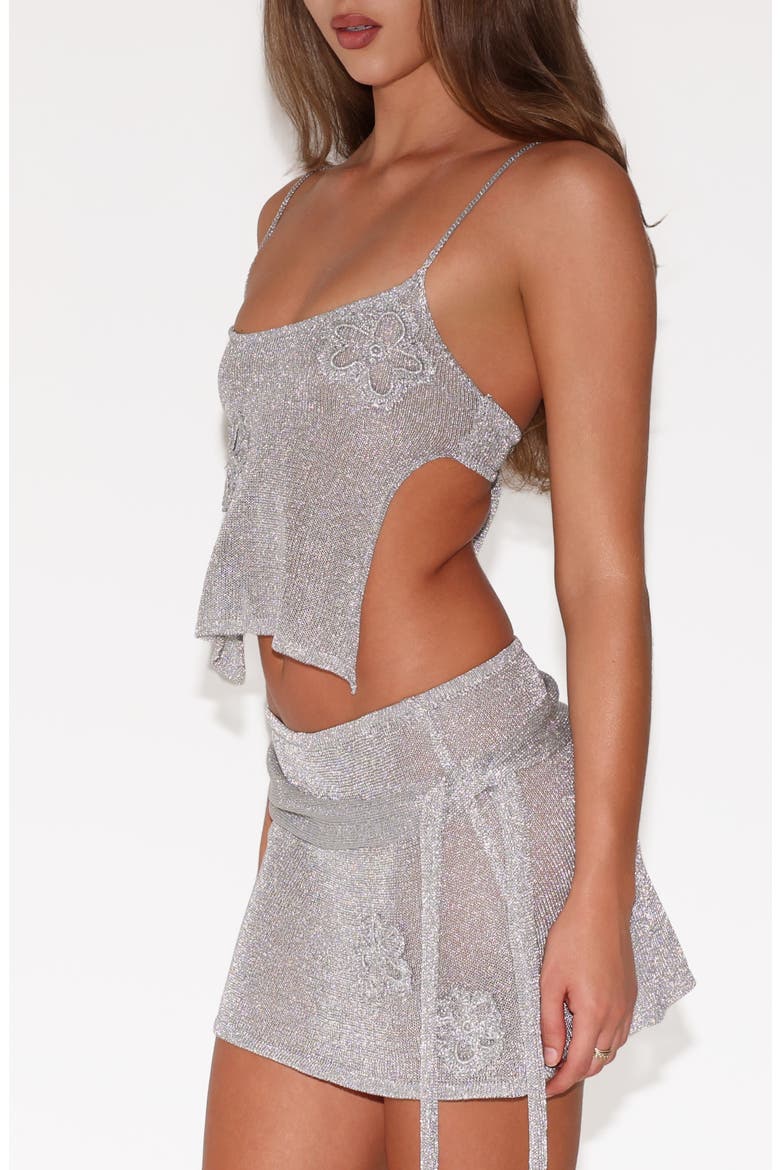 Istana Metallic Tank, Alternate, color, SILVER
