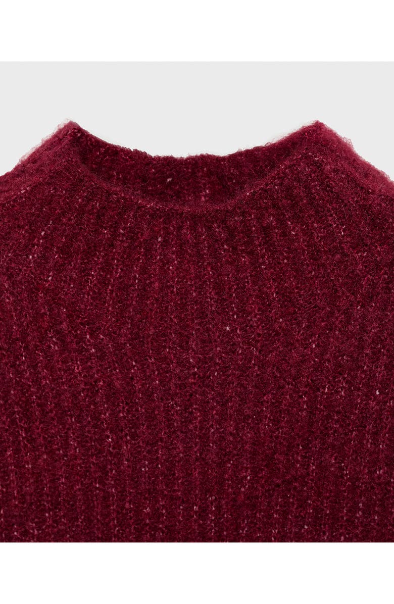 MANGO Perkins Mock Neck Rib Sweater Vest, Alternate, color, 