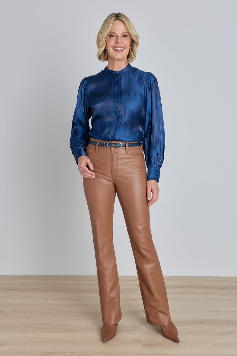 Colette Blouse, Alternate, color, Navy