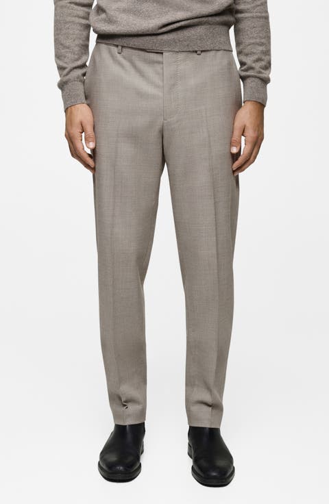 Slim Fit Virgin Wool Dress Pants