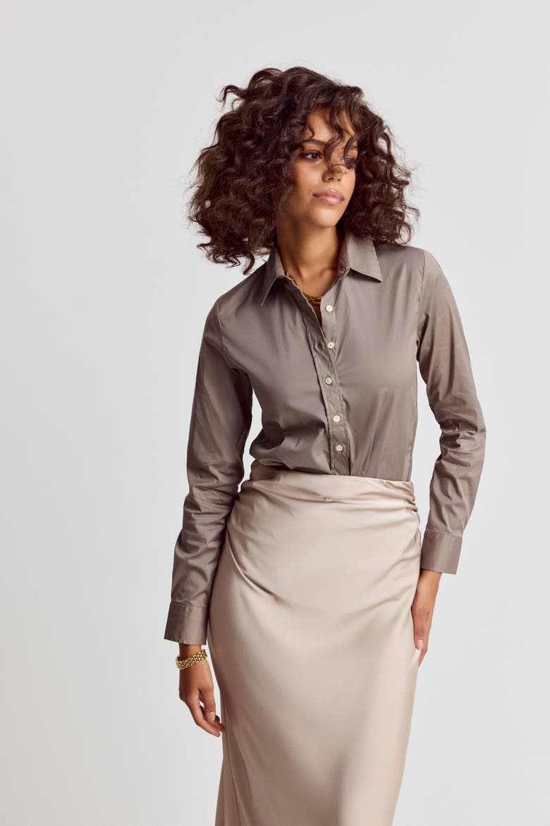 The Icon Shirt, Alternate, color, Khaki