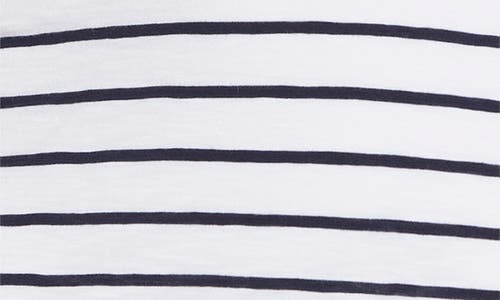 Caslonr Caslon(r) Ruched Cotton Midi T-shirt Dress In Multi