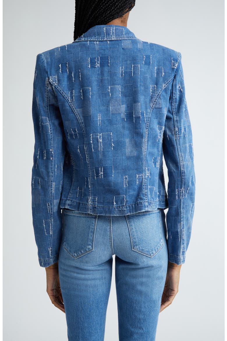 Wayne Denim Double Breasted Crop Jacket, Alternate, color, TUCSON