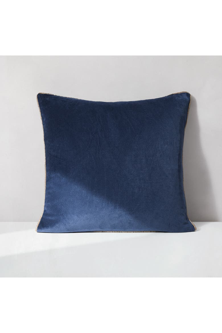 Orion Velvet Pillow Cover, Main, color, Navy