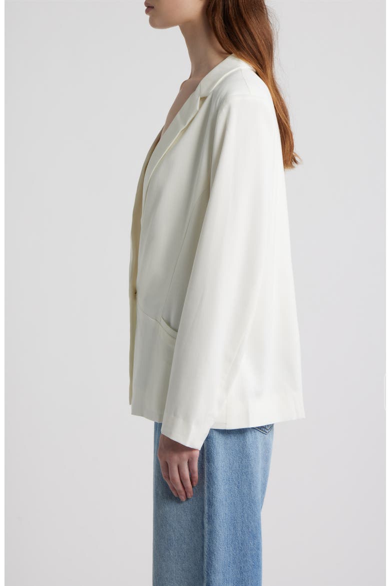 Catherine One-Button Blazer, Alternate, color, WHITE