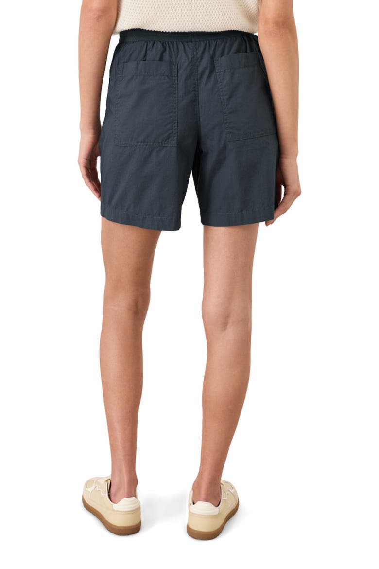 Organic Cotton Stretch Poplin Short, Alternate, color, Steel Blue