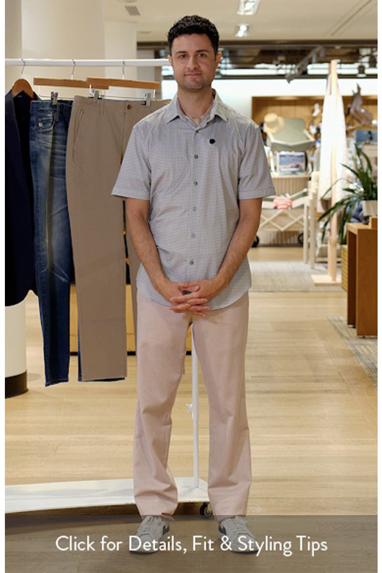 Miles OoohCotton® Neat Dot Print Short Sleeve Button-Up Shirt video