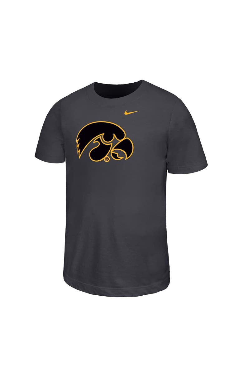 Nike Youth Nike Charcoal Iowa Hawkeyes Legend Color Pop Performance T-Shirt, Main, color,