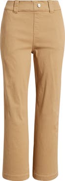 Hue Kick Flare Stretch Cotton Pull-On Pants