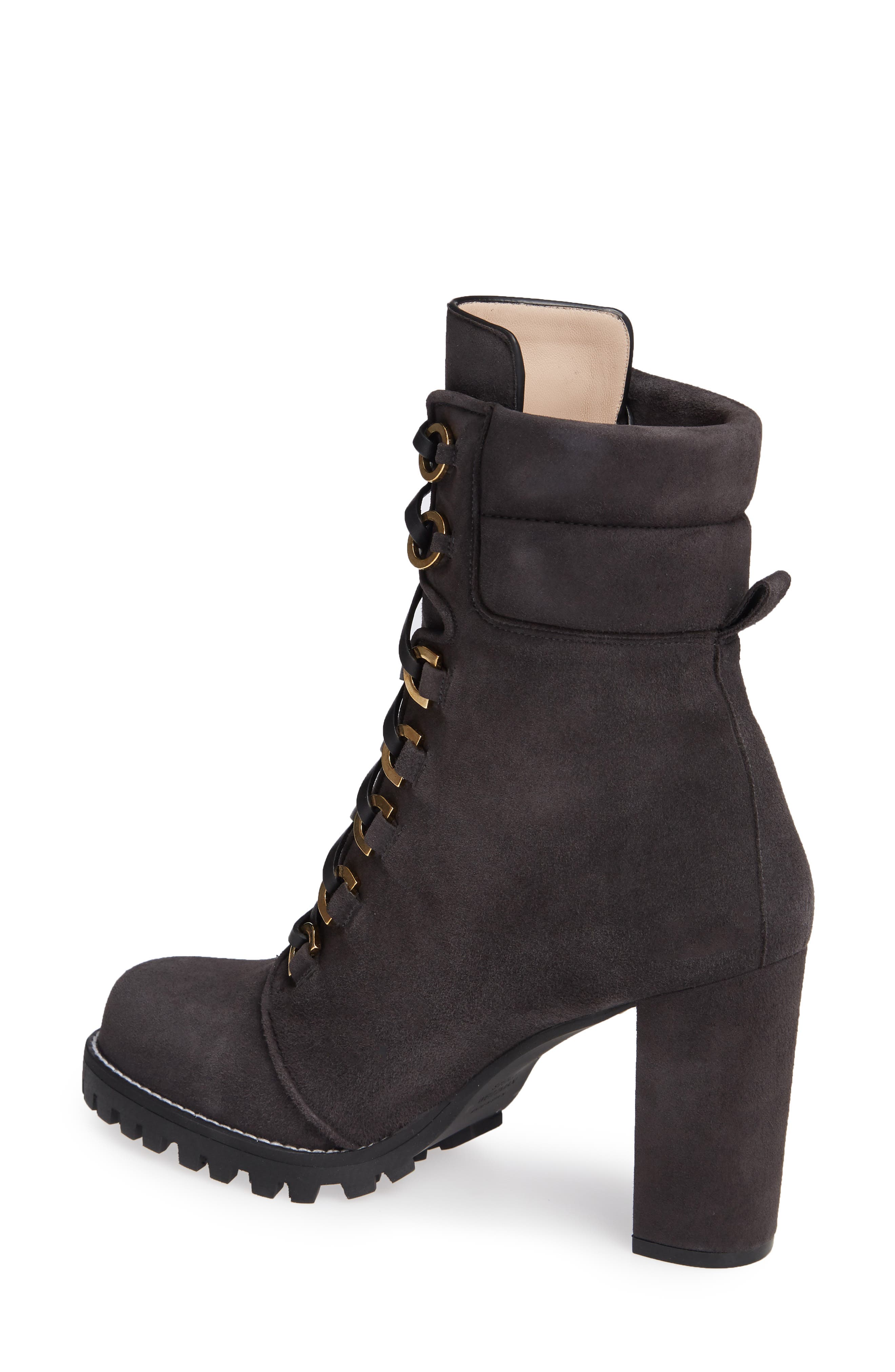 Stuart Weitzman Shakelton Lace-Up Boot, Alternate, color, 