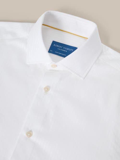 Robert Talbott Reynolds Twill Contemporary Fit Shirt In White
