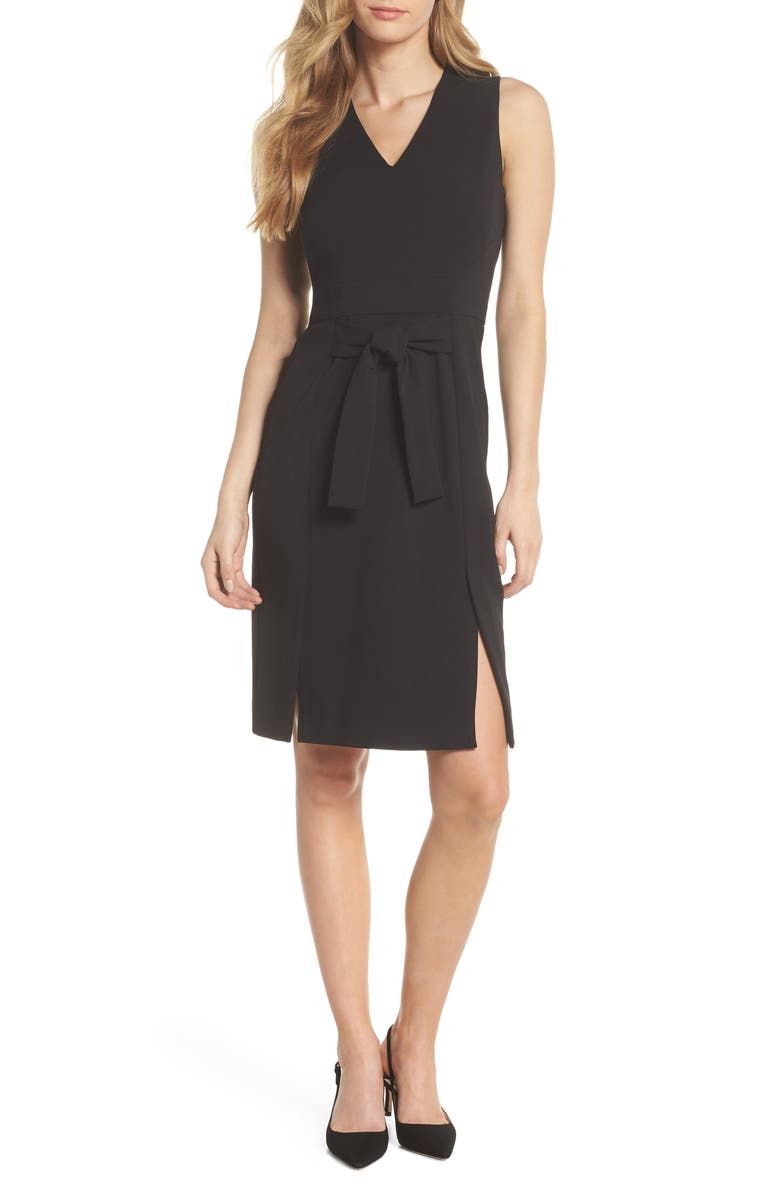 Vince Camuto Scuba Crepe Sheath Dress, Main, color,