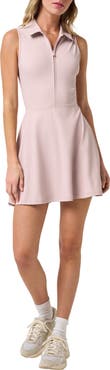 TravisMathew Move Half-Zip Sleeveless Dress