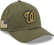 New Era Men's New Era Olive Washington Nationals 2026 Armed Forces Day 9TWENTY Adjustable Hat
