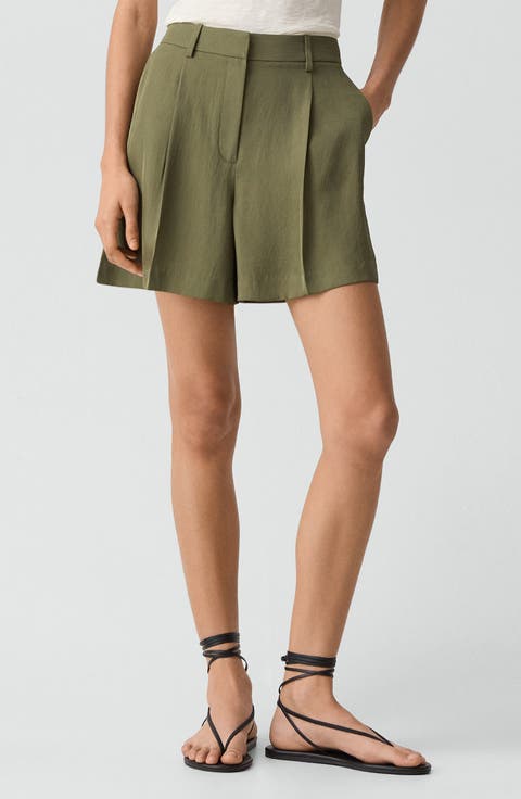 Pleated Shorts