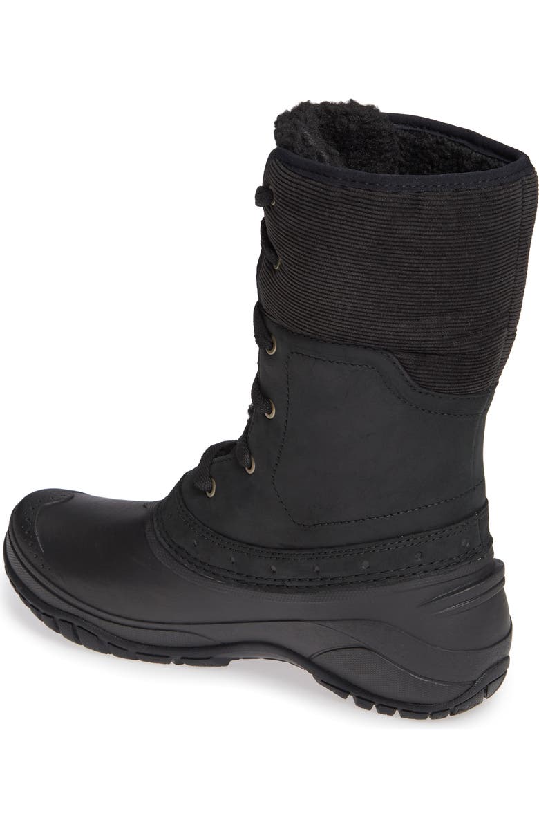 The North Face Shellista Roll Cuff Waterproof Insulated Winter Boot, Alternate, color,