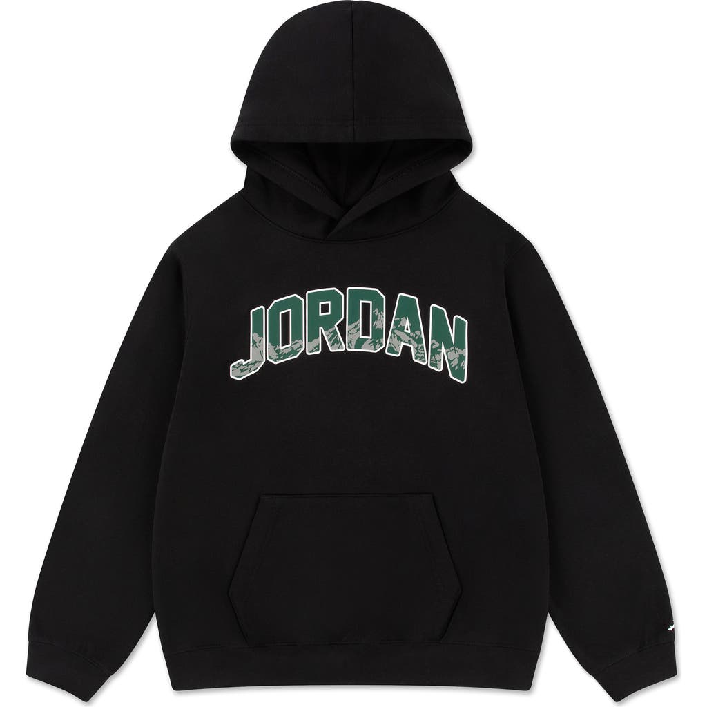 Jordan Kids' Gift Giving Fleece Hoodie In Black