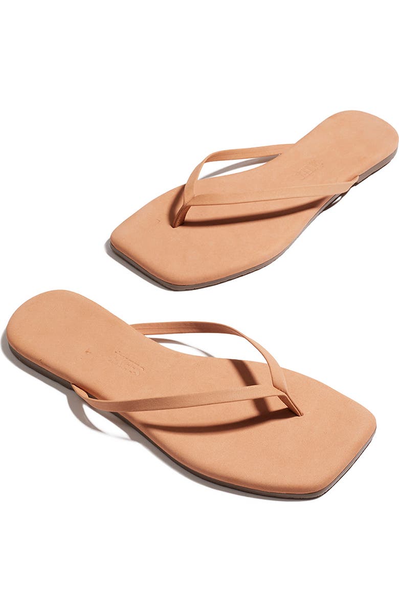 TKEES Lily Square Toe Flip Flop, Alternate, color, Pout