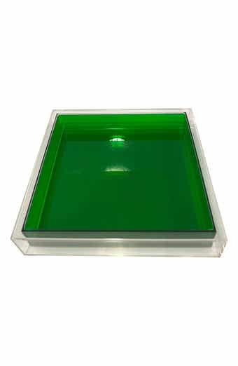 Encased Color Lucite Tray