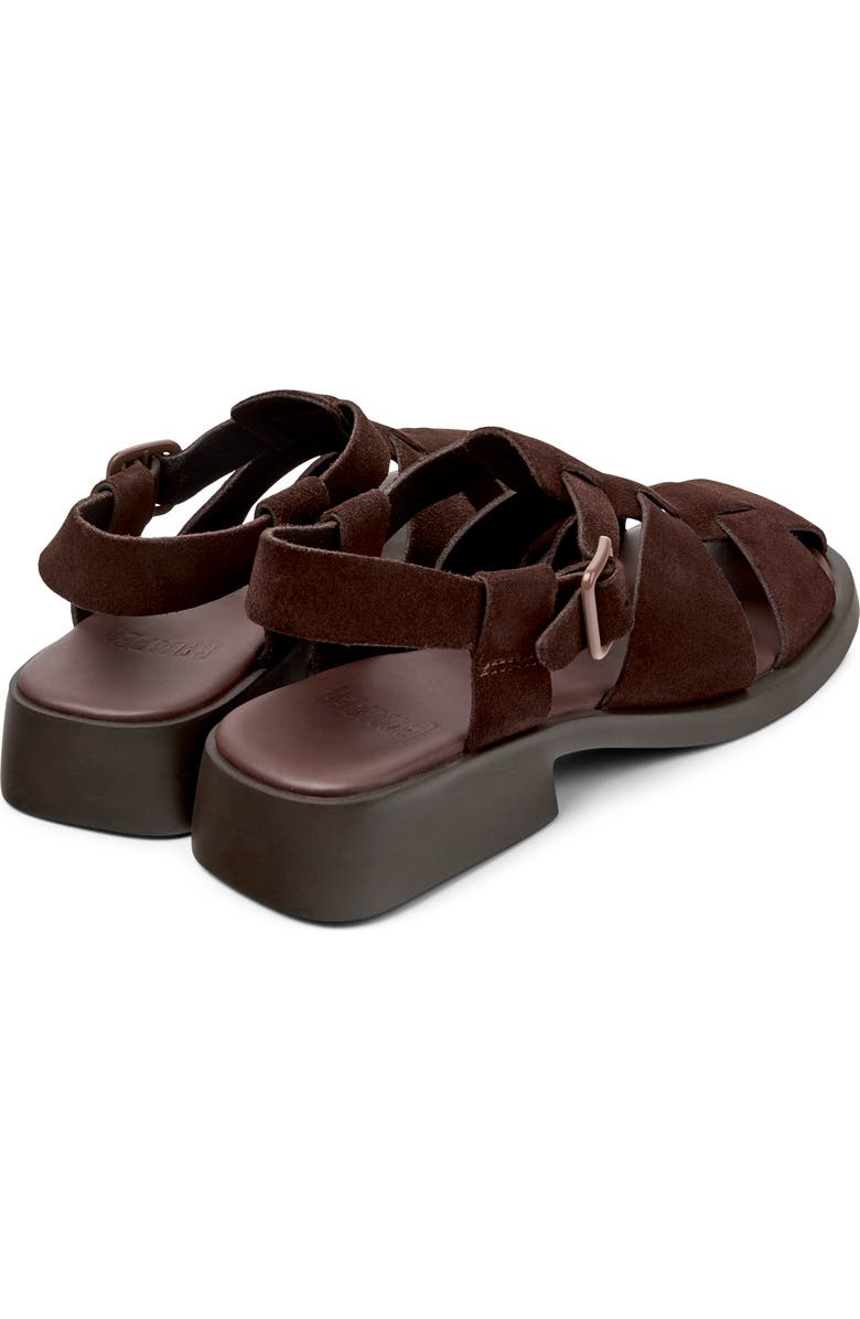Camper Dana Fisherman Sandal, Alternate, color, Brown