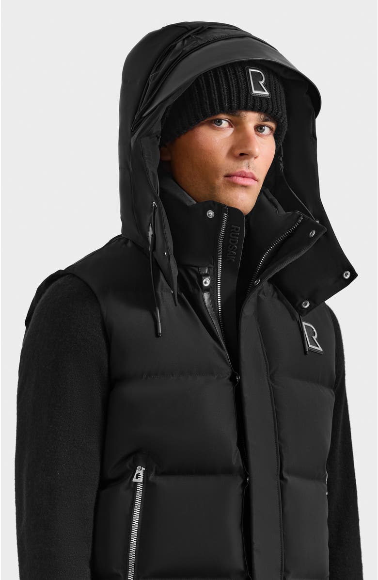 Rudsak Ren Heritage Down Puffer Vest, Alternate, color, Black