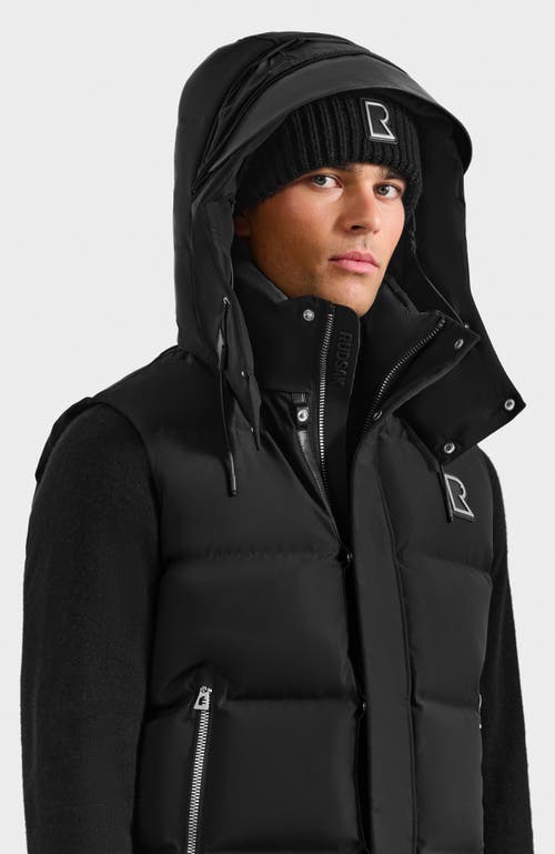 Rudsak Ren Heritage Down Puffer Vest In Black