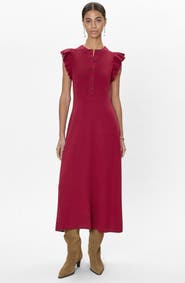 Rebecca Taylor Rhea Sweater Midi Dress
